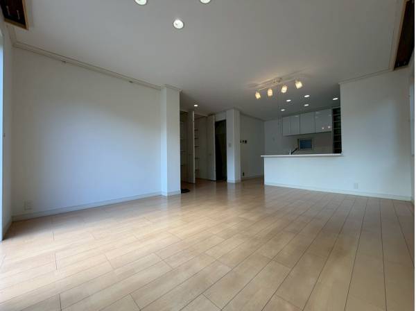 LDKはゆとりの18.5帖、クローゼット収納も備えております