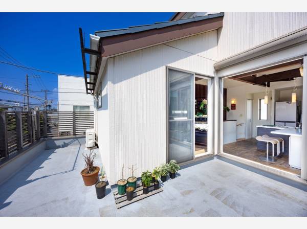 日当りの良い南向きバルコニー