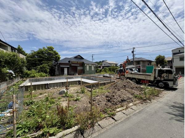建築中の現地です。