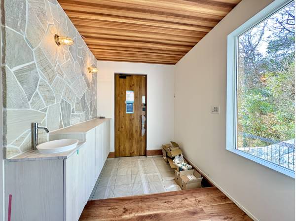 ゆったりとした玄関です。