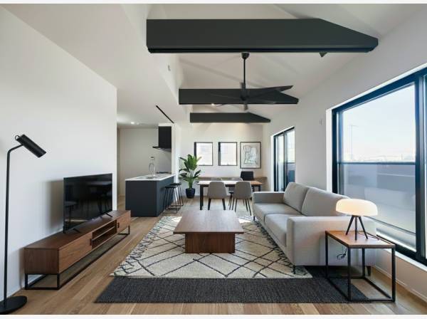 ご家族の集まるLDKは約21.1帖の広さ※家具等はCGによるイメージ