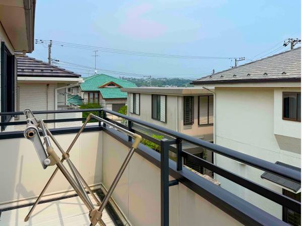 心地良い風が抜けてお洗濯物が良く乾きそうです