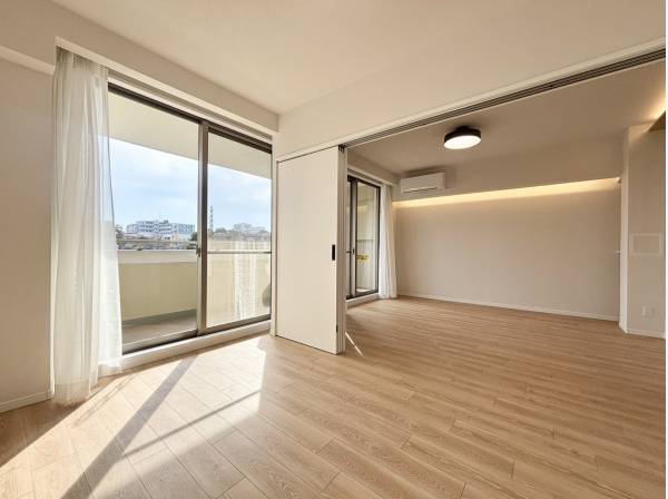 LDKとつながる洋室部分