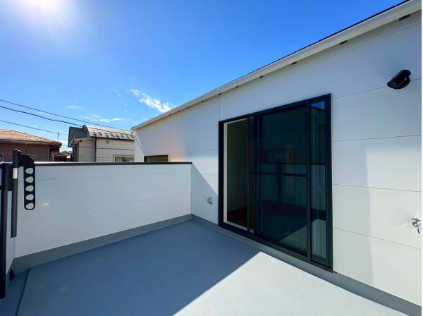 開放感あふれる素敵なバルコニー