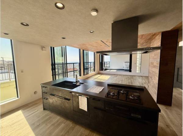 食洗機完備のシステムキッチン