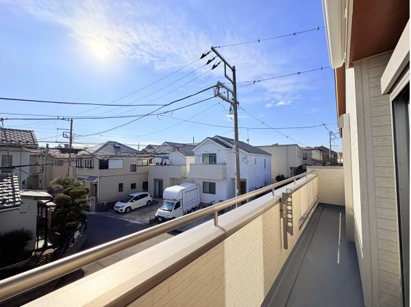 南向きバルコニー
