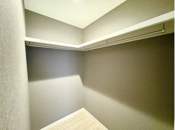 ウォークインクローゼットもしっかり完備