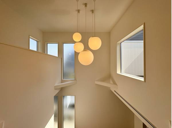 開放的な吹き抜け