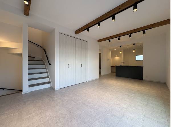 開放的なリビングです。