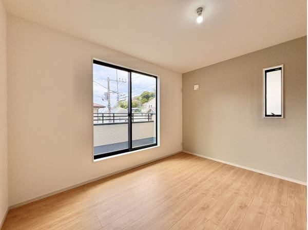 採光が１つのアクセントになり、プライベートな空間に