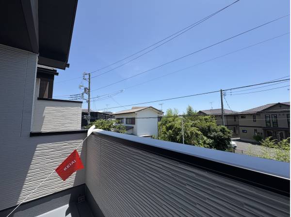 南面バルコニー。洗濯物も乾きやすい！