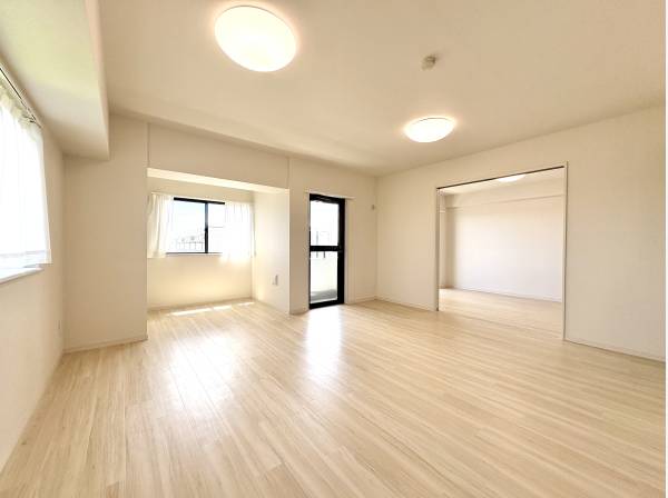 ゆったりとした空間のリビングです。