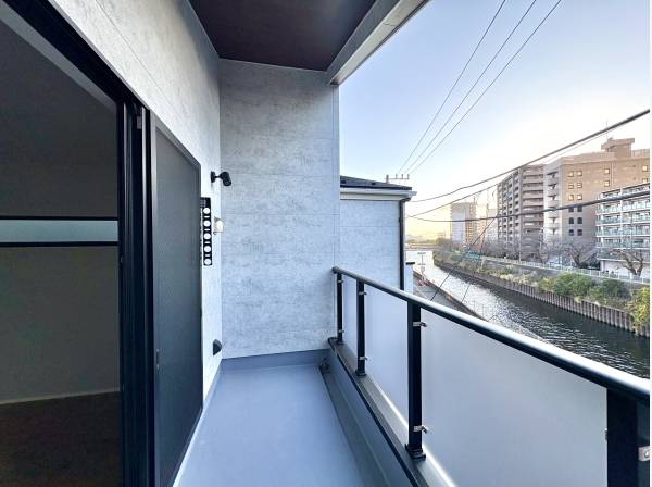 開放感のあるリバーサイド