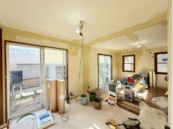 16.5帖のLDK。施行中です