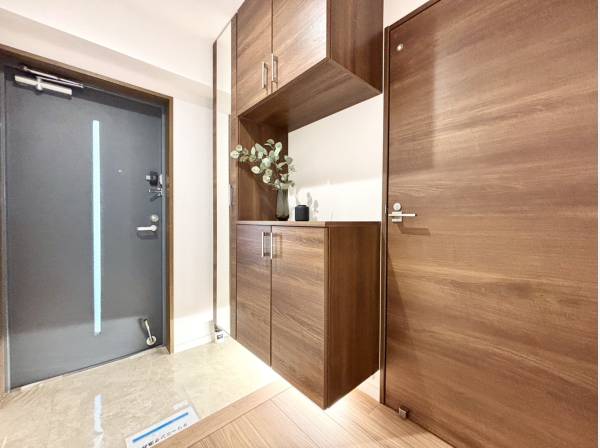 ゆとりある玄関スペース