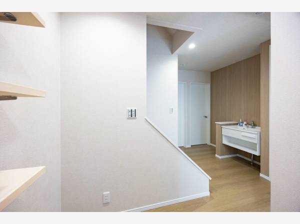 ゆとりある玄関スペース