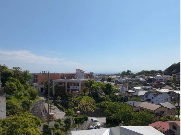 建物に高さを出せば海もチラり♪（屋上レベル）