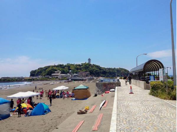 片瀬東浜海岸まで徒歩3分（約180ｍ）