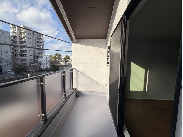 3階のバルコニー