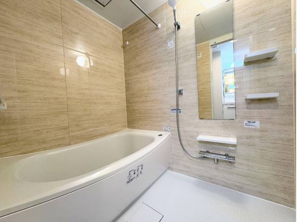 1日の疲れを癒すバスルーム