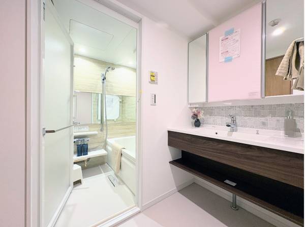 清潔感あるサニタリールーム