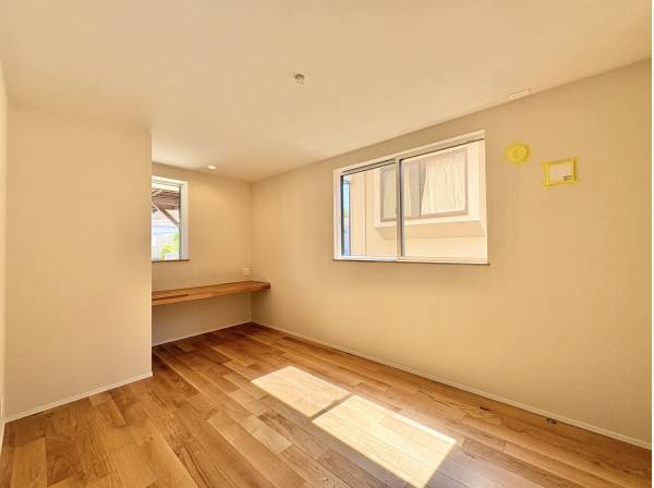 採光が１つのアクセントになり、プライベートな空間に