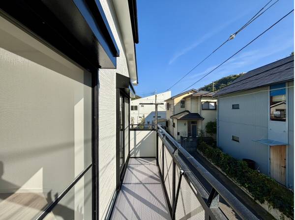 気持ちの良いバルコニー部分