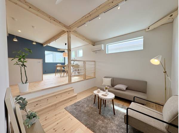 LDKは約18帖の開放的な空間