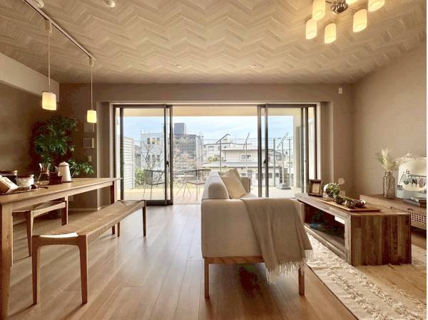 明るく眺めのいい現地