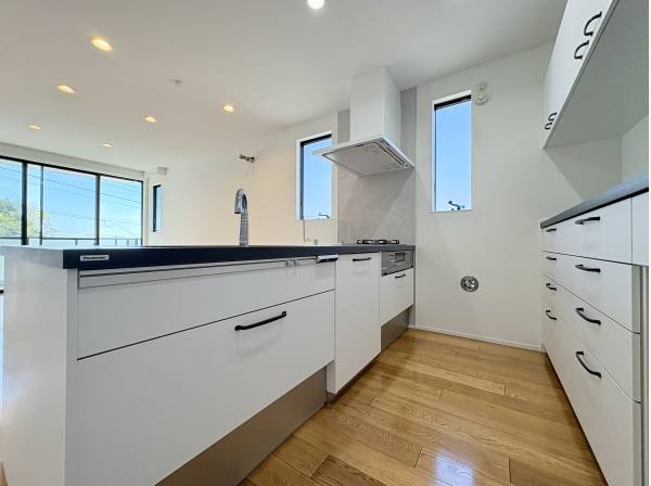 調理に便利なシステムキッチン