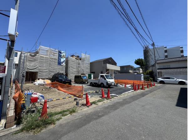 建築中現地の様子です。