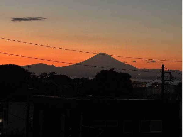 室内から望み、圧倒されました！