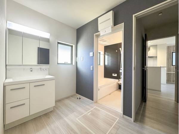 水周りを近くに集約し家事の負担を軽減します