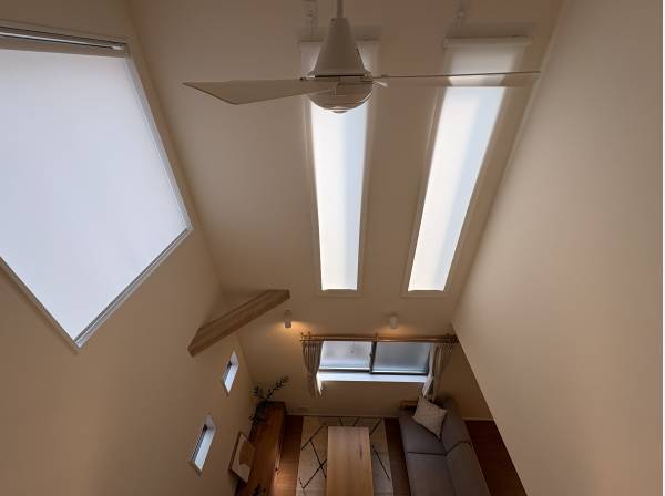 階段の上からの風景です。