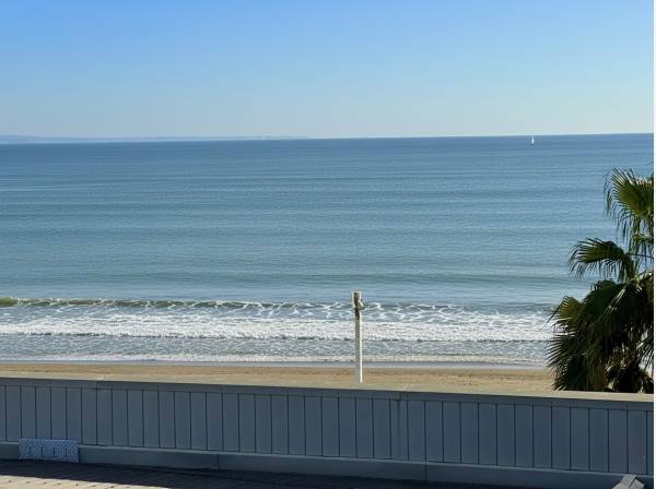 波打ち際までしっかりと見えました