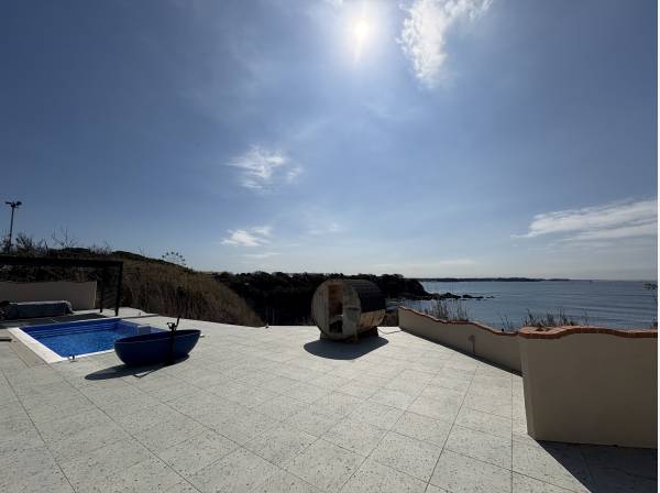 リビングから見ています