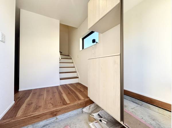 ゆとりある玄関スペース