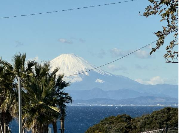 富士山が遠望で楽しめます