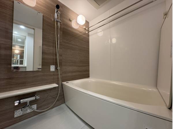 1日の疲れを癒すバスルーム