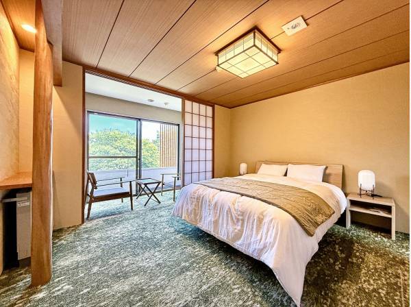 リラックスできる和モダンテイストのお部屋