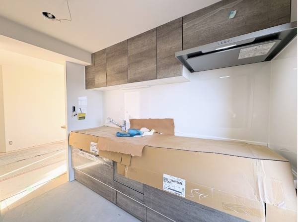 リノベーションで新しくなったシステムキッチン