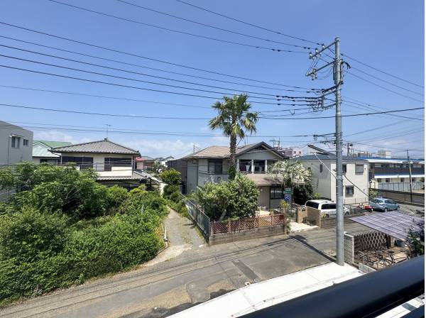 高い建物がないので開放感のある眺望