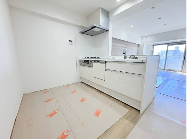 キッチンも新品です。
