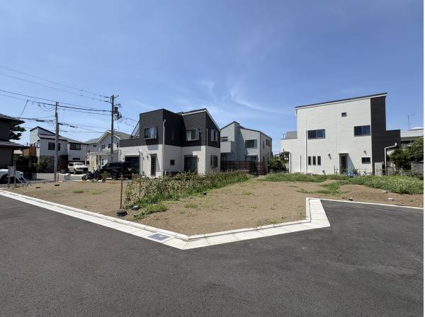 ゆとりある約３６坪の敷地。土地形状も整っています