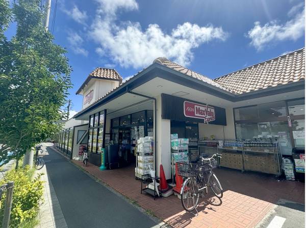 マックスバリュエクスプレス茅ヶ崎浜須賀店まで徒歩10分（約750m）