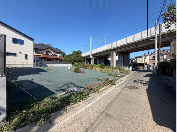 土地面積約191.28㎡(約57.86坪)とゆとりある開けた整形地