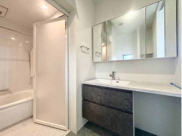 清潔感のあるサニタリースペース