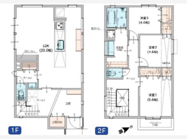 間取りはこんな感じです！