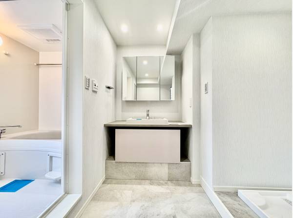 洗面台もいい感じです。