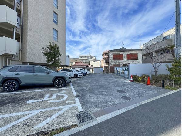 駐車場の様子。